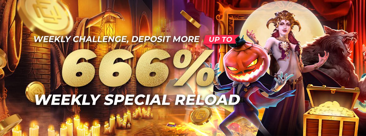 Slots Weekly Deposit Challenge up to 666% Slots Weekly Deposit Challenge up to 666%